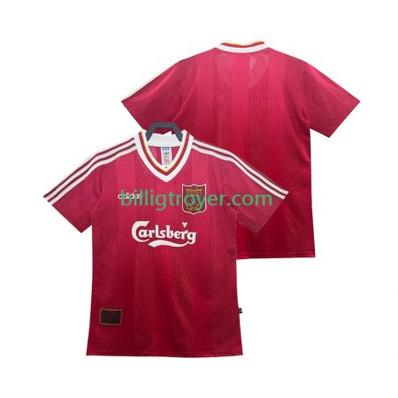 Billige Fotballdrakter Liverpool 1995 Retro Hjemmedraktsett 1996 Kortermet